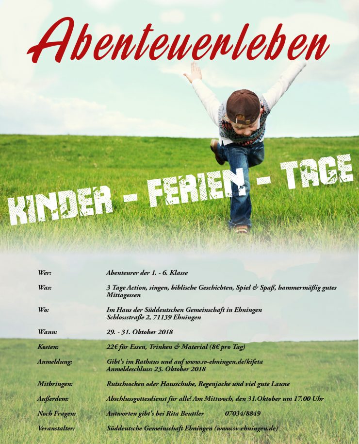 Kinderferientage 2018